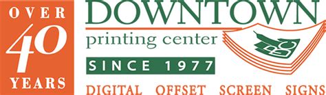 Printing Downtown: Your One-Stop Shop for All Printing Needs!